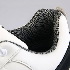 Brown White Golf Shoes