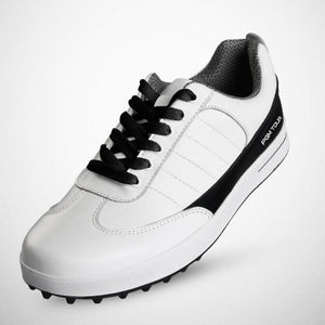 Brown White Golf Shoes
