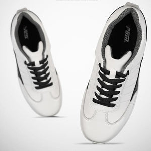 Brown White Golf Shoes