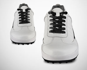 Brown White Golf Shoes