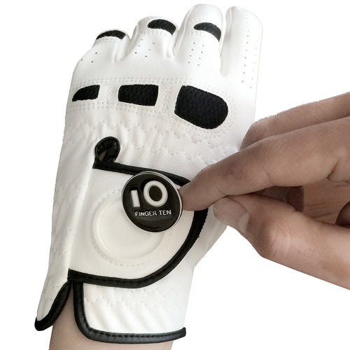 Golf Gloves With Ball Marker
