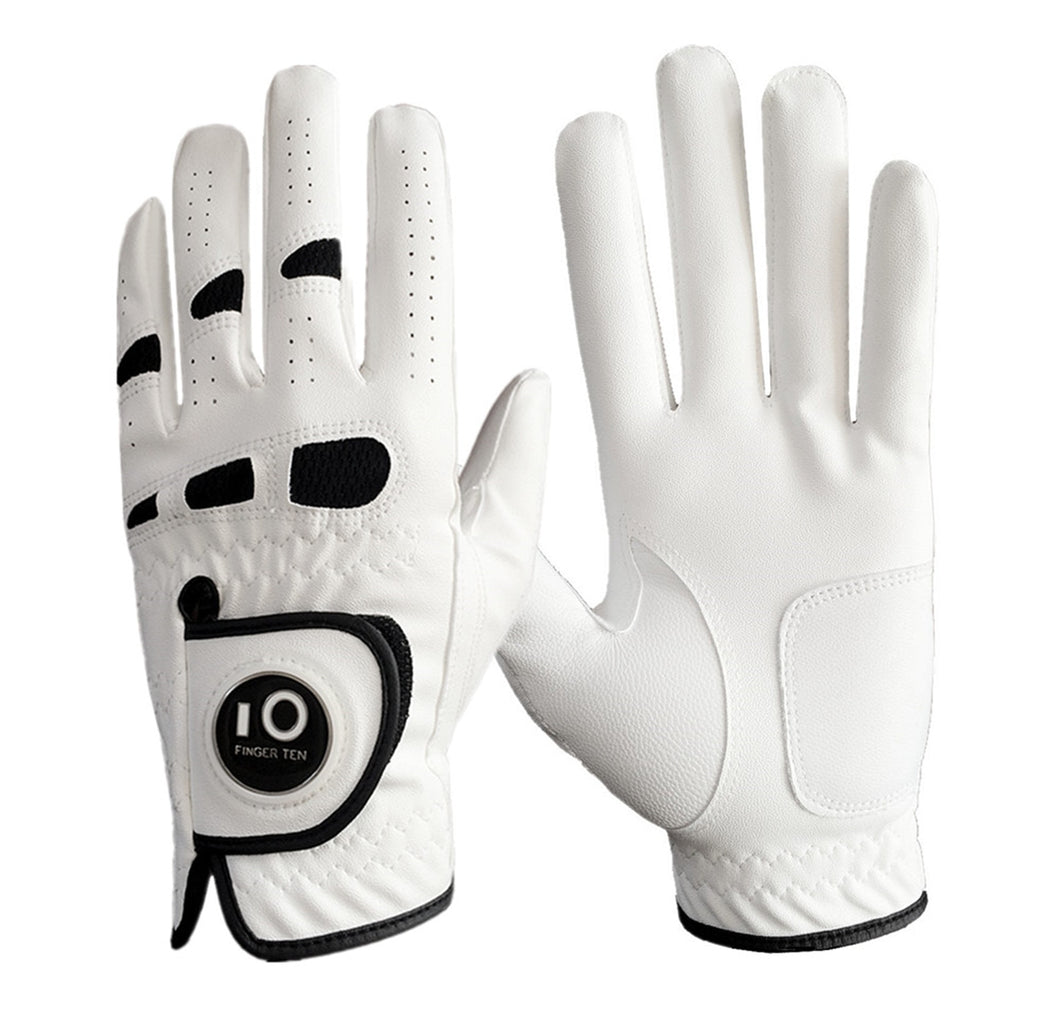Golf Gloves With Ball Marker