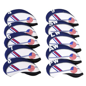 Blue White Head Cover