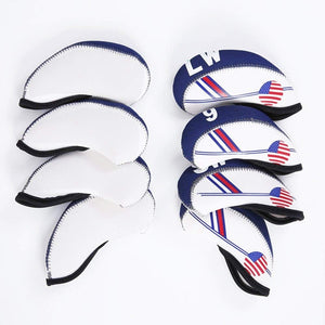 Blue White Head Cover