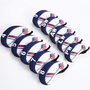 Blue White Head Cover