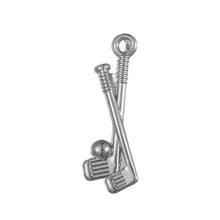Load image into Gallery viewer, Golf Stick Ball Charm Pendant Necklace