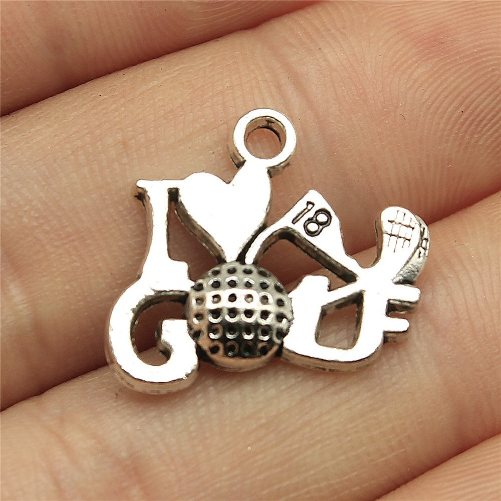 Golf Charm Pendant
