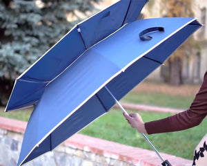 Double Layer Two Fold Auto Umbrella