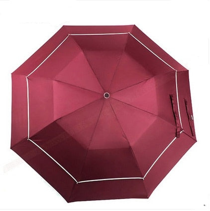 Double Layer Two Fold Auto Umbrella