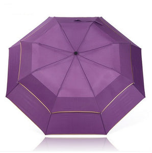 Double Layer Two Fold Auto Umbrella